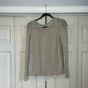 Lucky Brand Woman’s Woven Sweater
